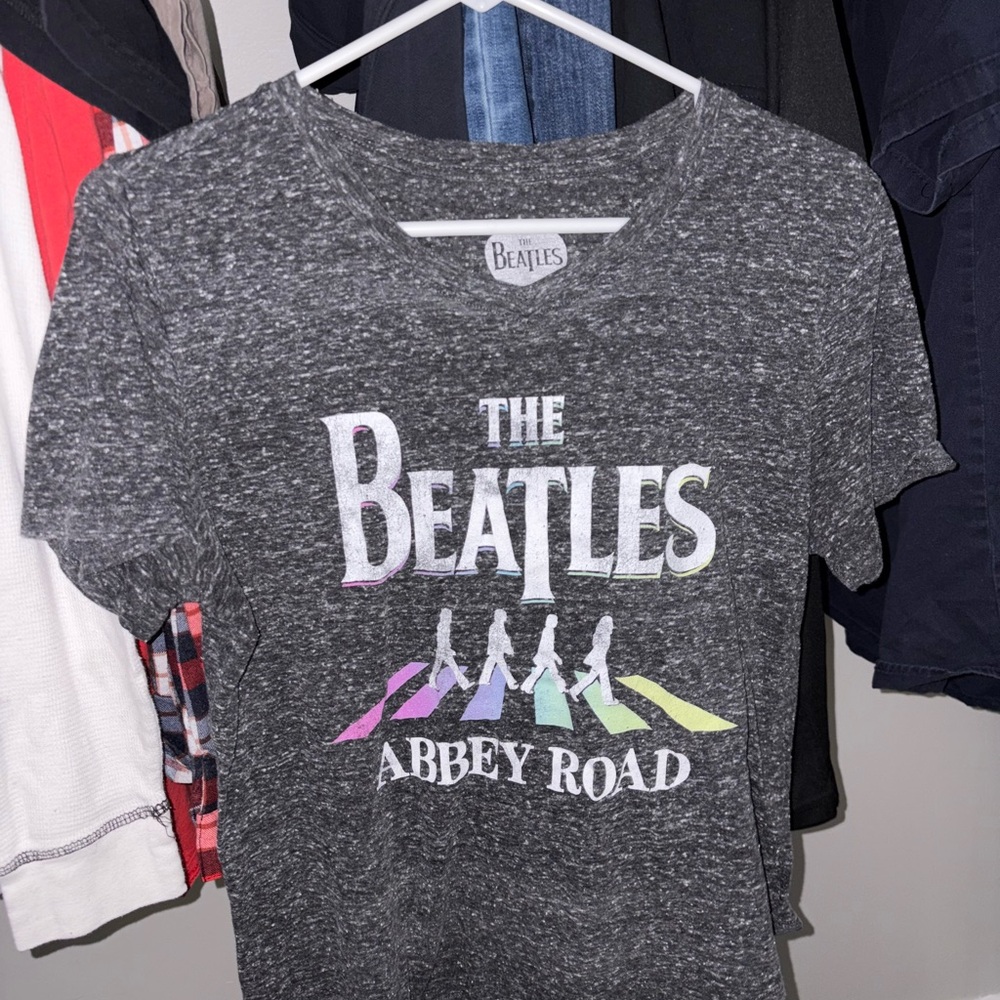 The Beatles Gray Abbey Road T-Shirt